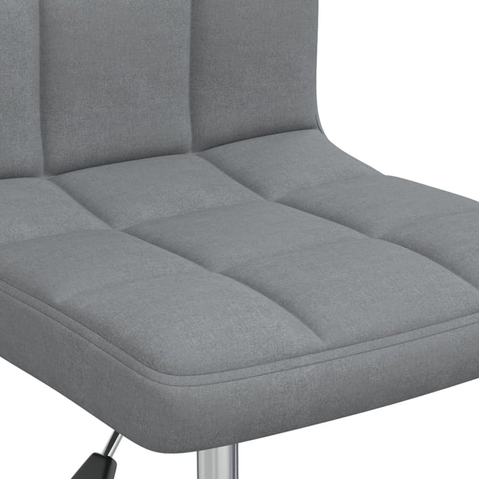 Scaun de birou pivotant, gri deschis, material textil - WALTI WALTI