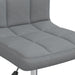 Scaun de birou pivotant, gri deschis, material textil - WALTI WALTI