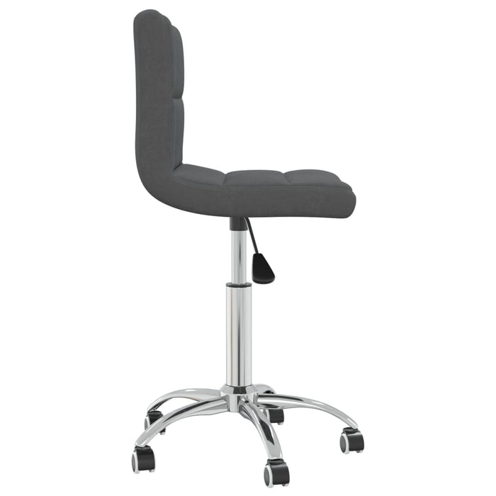 Scaun de birou pivotant, gri închis, material textil WALTI