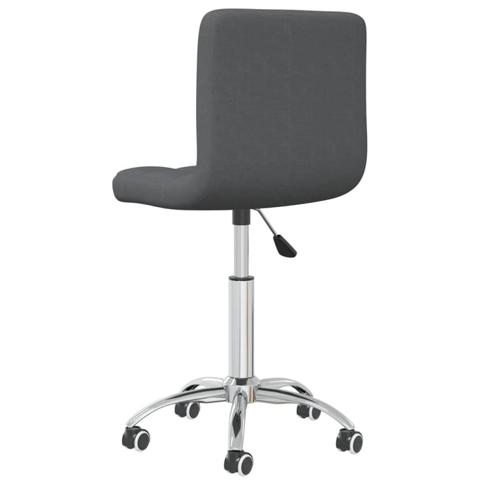 Scaun de birou pivotant, gri închis, material textil WALTI