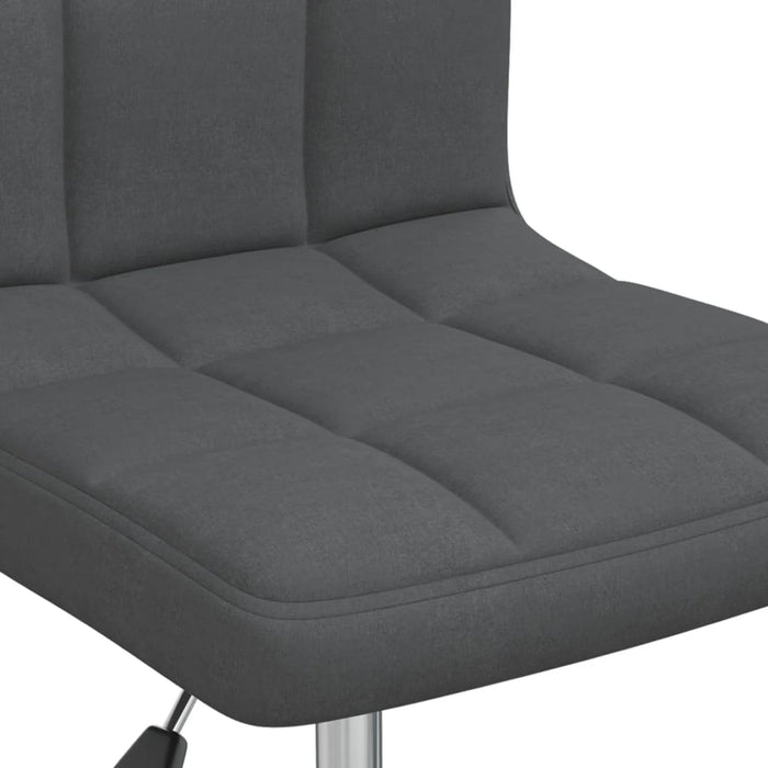 Scaun de birou pivotant, gri închis, material textil WALTI