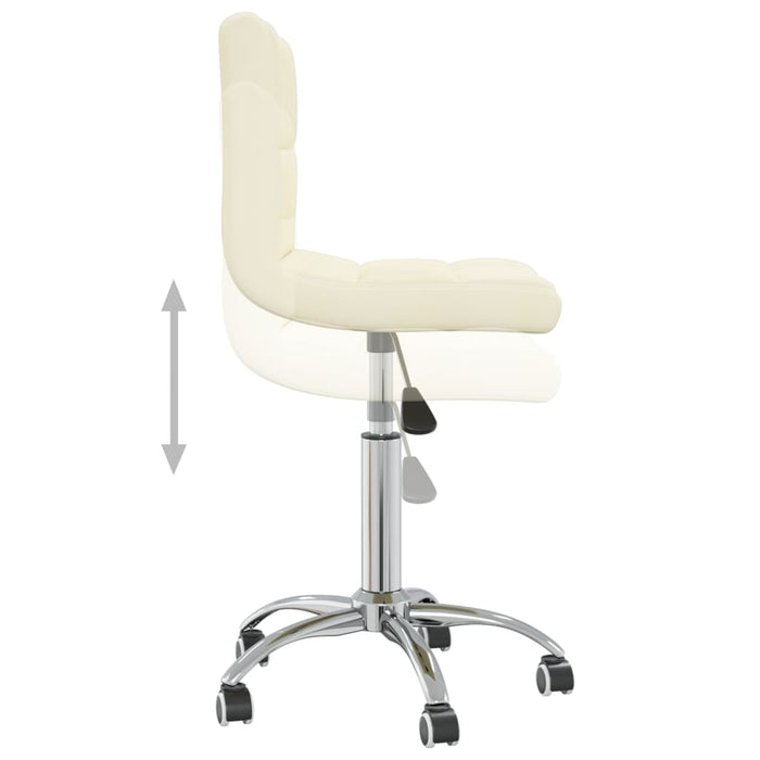 Scaun de birou pivotant, crem, material textil - WALTI WALTI