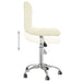 Scaun de birou pivotant, crem, material textil - WALTI WALTI