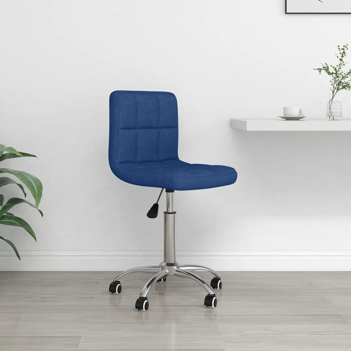 Scaun de birou pivotant, albastru, material textil - WALTI WALTI