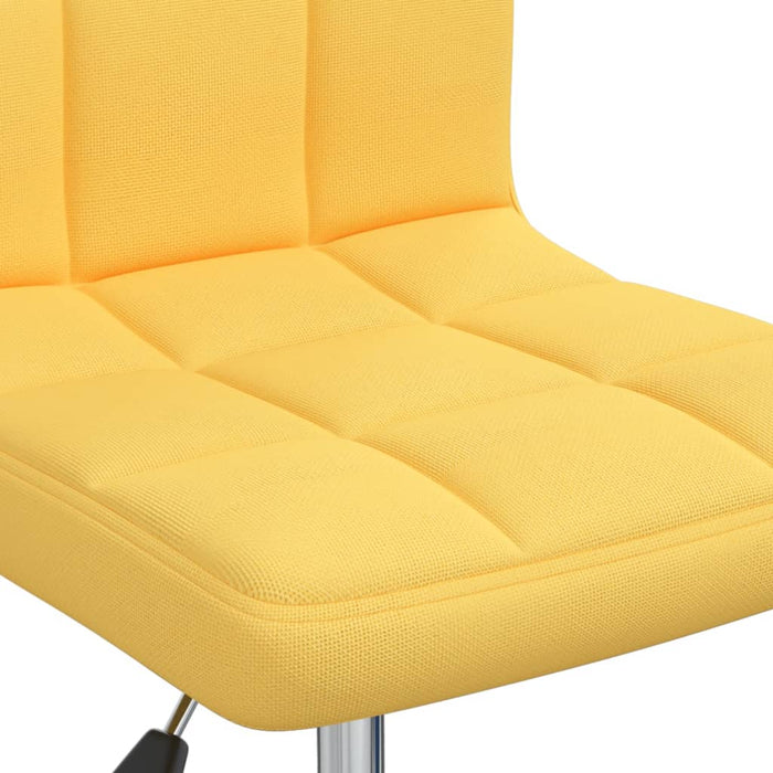 Scaun de birou pivotant, galben muștar, material textil WALTI