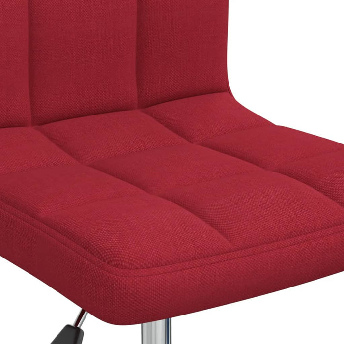 Scaun de birou pivotant, roșu vin, material textil - WALTI WALTI