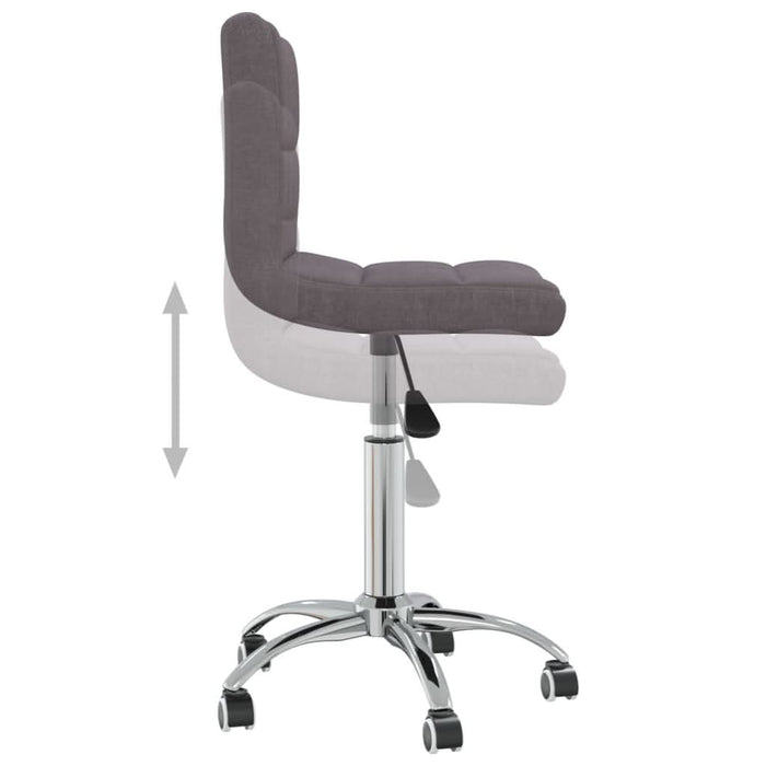 Scaun de birou pivotant, gri taupe, material textil - WALTI WALTI