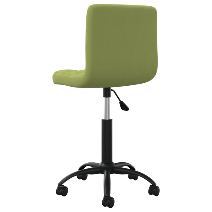 Scaun de birou pivotant, verde deschis, catifea - WALTI WALTI