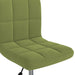 Scaun de birou pivotant, verde deschis, catifea - WALTI WALTI
