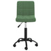 Scaun de birou pivotant, verde închis, catifea - WALTI WALTI