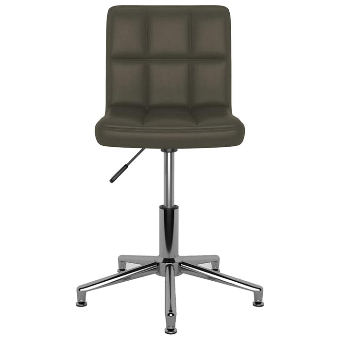 Scaune de bucătărie pivotante, 2 buc., maro, piele ecologică WALTI