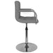 Scaun de bar, gri deschis, material textil - WALTI WALTI