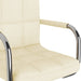 Scaun de bar, crem, material textil - WALTI WALTI