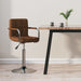 Scaun de bar, maro, material textil - WALTI WALTI