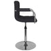 Scaun de bar, negru, material textil - WALTI WALTI