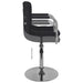 Scaun de bar, negru, material textil - WALTI WALTI