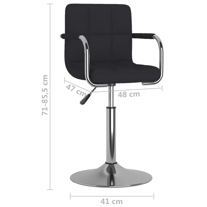 Scaun de bar, negru, material textil - WALTI WALTI