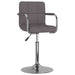 Scaun de bar, gri taupe, material textil - WALTI WALTI