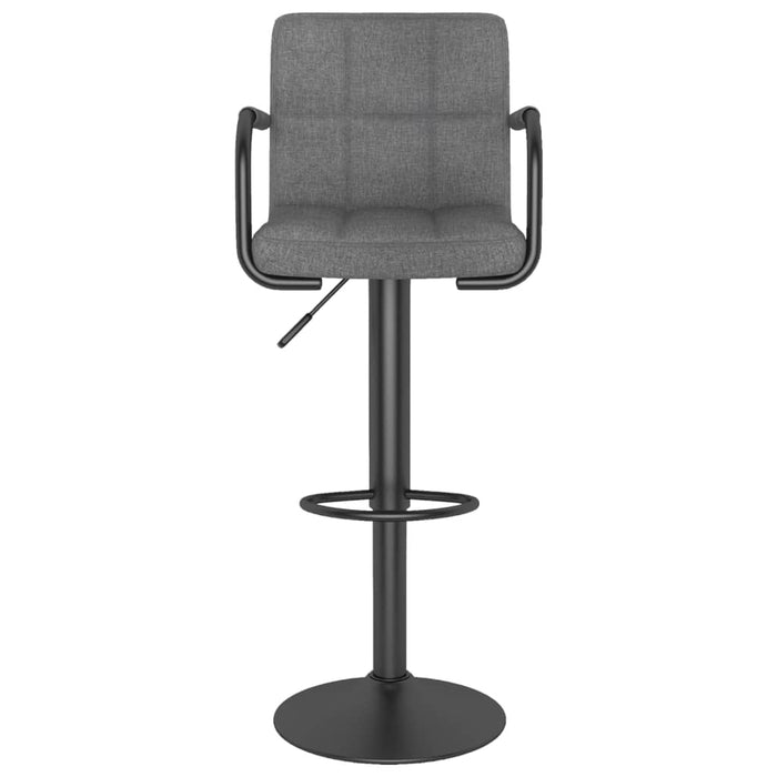 Scaun de bar, gri deschis, material textil WALTI