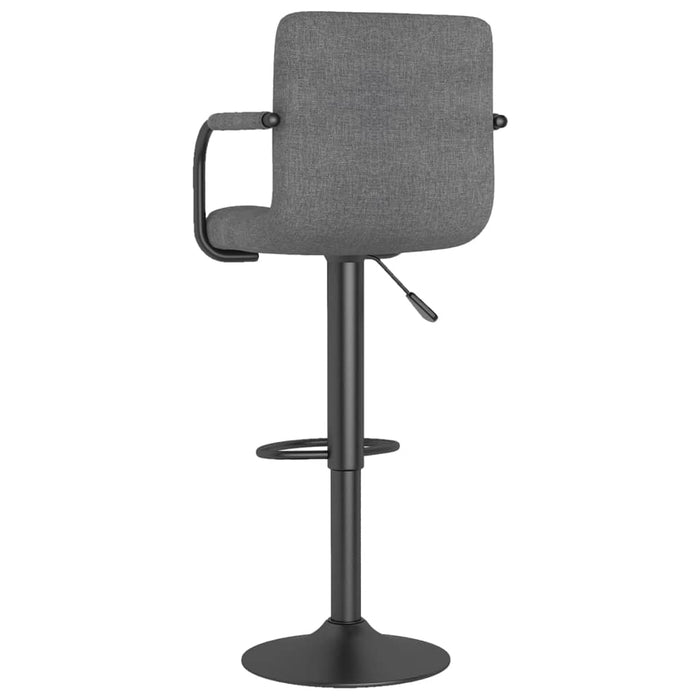 Scaun de bar, gri deschis, material textil WALTI