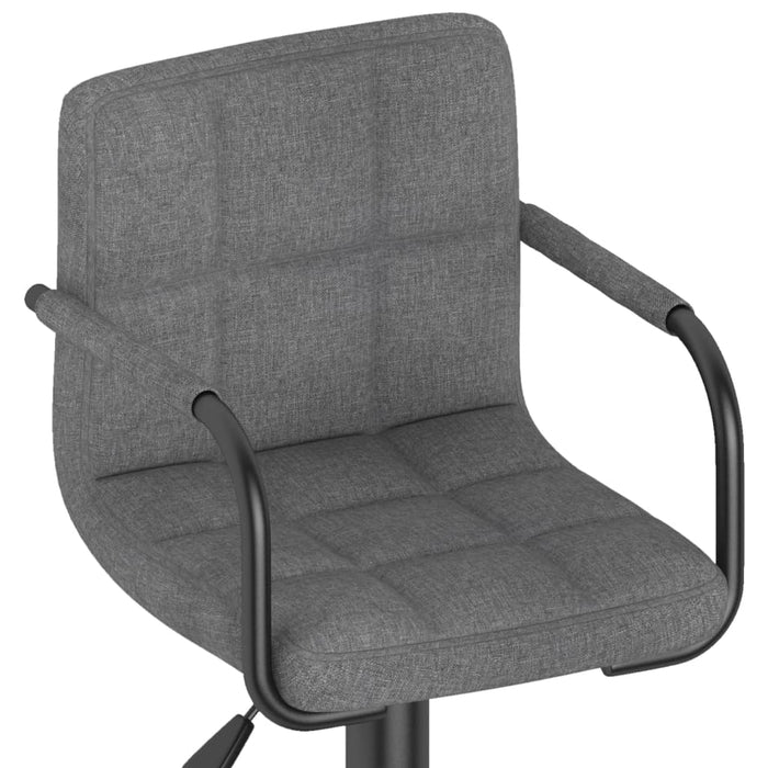 Scaun de bar, gri deschis, material textil WALTI