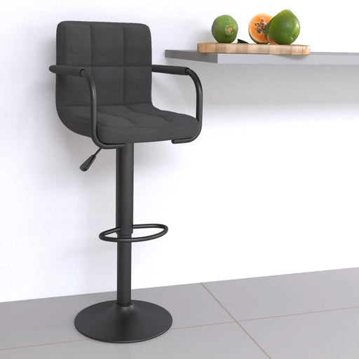 Scaun de bar, gri închis, material textil - WALTI WALTI