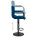 Scaun de bar, albastru, material textil - WALTI WALTI
