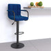 Scaun de bar, albastru, material textil - WALTI WALTI