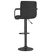 Scaun de bar, negru, material textil - WALTI WALTI