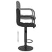 Scaun de bar, negru, material textil - WALTI WALTI