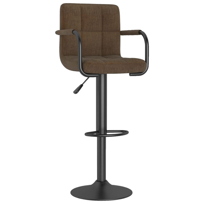 Scaune de bar, 2 buc., maro, material textil - WALTI WALTI