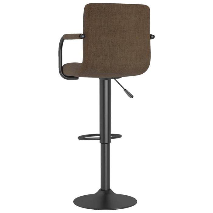 Scaune de bar, 2 buc., maro, material textil - WALTI WALTI