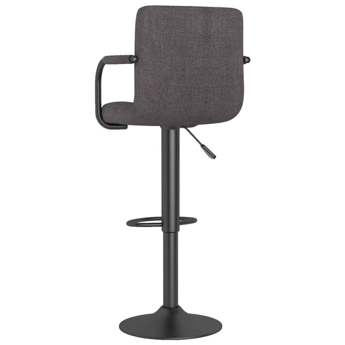 Scaune de bar, 2 buc., gri taupe, material textil - WALTI WALTI