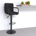 Scaun de bar, negru, catifea - WALTI WALTI