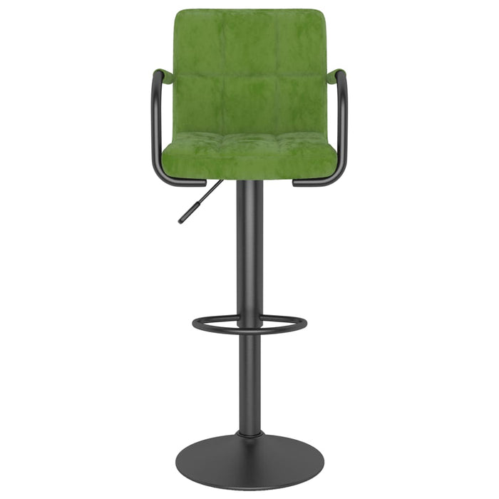 Scaun de bar, verde deschis, catifea - WALTI WALTI
