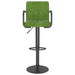 Scaun de bar, verde deschis, catifea - WALTI WALTI