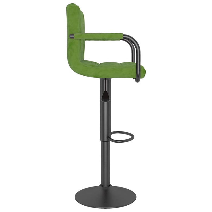 Scaun de bar, verde deschis, catifea - WALTI WALTI