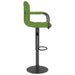 Scaun de bar, verde deschis, catifea - WALTI WALTI
