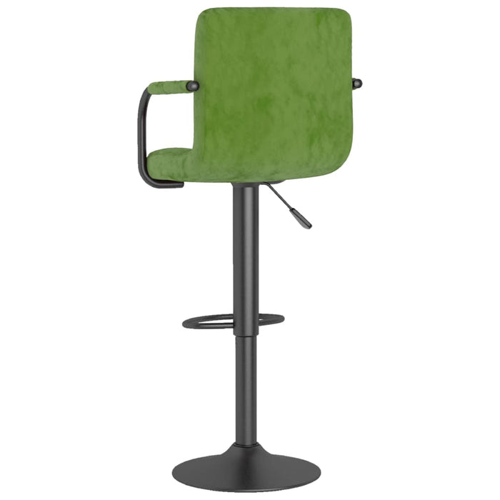 Scaun de bar, verde deschis, catifea - WALTI WALTI