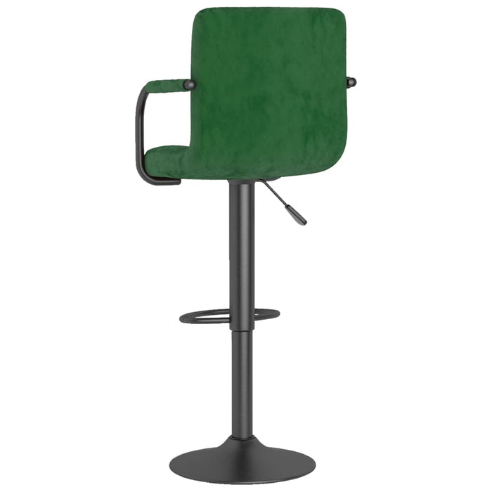 Scaun de bar, verde închis, catifea - WALTI WALTI
