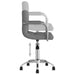 Scaun de birou pivotant, gri deschis, material textil - WALTI WALTI