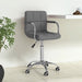 Scaun de birou pivotant, gri deschis, material textil - WALTI WALTI
