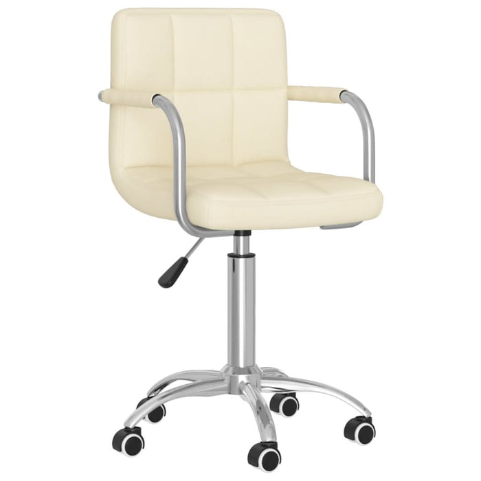 Scaun de birou pivotant, crem, material textil - WALTI WALTI