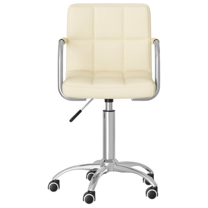 Scaun de birou pivotant, crem, material textil - WALTI WALTI
