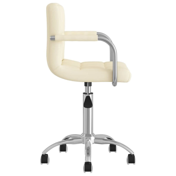 Scaun de birou pivotant, crem, material textil - WALTI WALTI