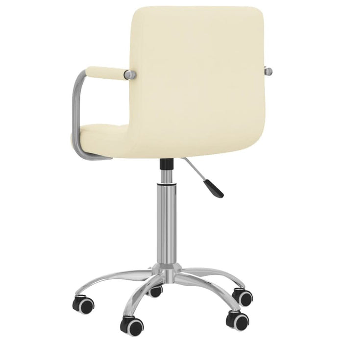 Scaun de birou pivotant, crem, material textil - WALTI WALTI