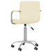 Scaun de birou pivotant, crem, material textil - WALTI WALTI