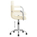 Scaun de birou pivotant, crem, material textil - WALTI WALTI