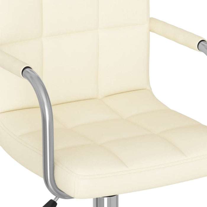 Scaun de birou pivotant, crem, material textil - WALTI WALTI