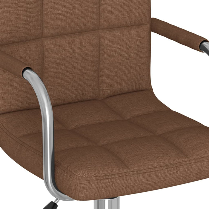 Scaun de birou pivotant, maro, material textil WALTI